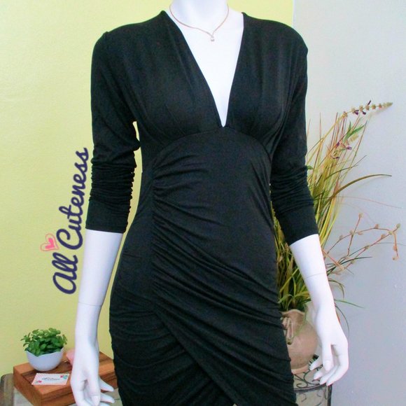 Capella Black Sleeve Dress Size S - Picture 2 of 8
